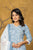 Elegant  Sky Blue Kurta Set with Dupatta